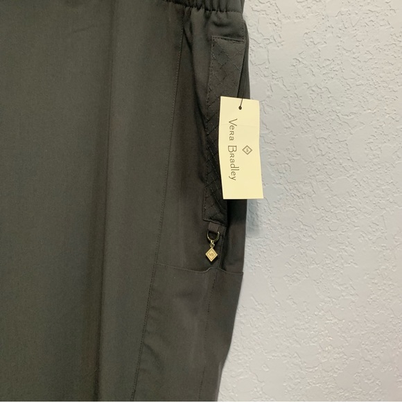 Vera Bradley Unisex Cargo Plus Size Scrub Pants In Pewter - Picture 2 of 9